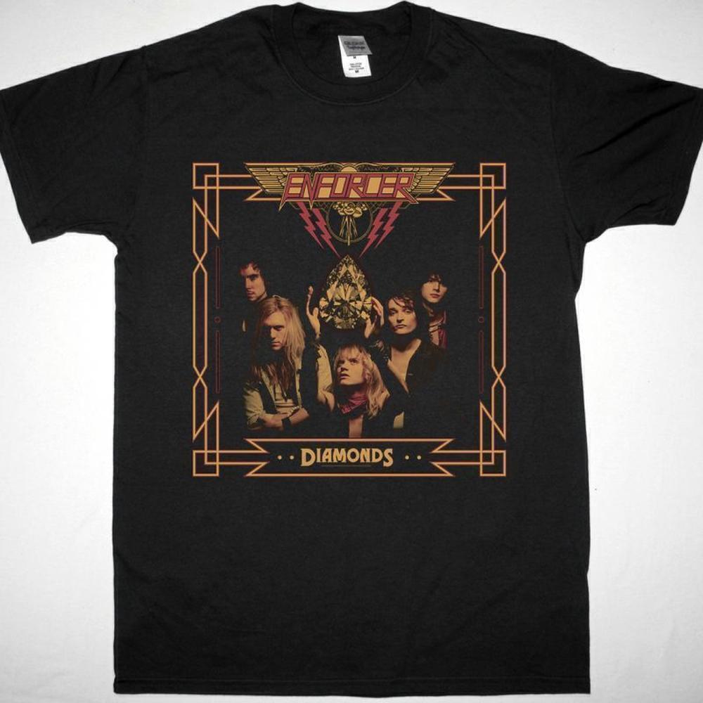 Enforcer Diamonds Heavy Metal New Wave Unisex T-Shirt